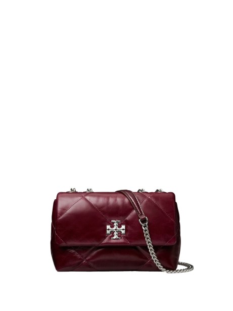 Borsa Small Kira Diamond Quild rossa in pelle