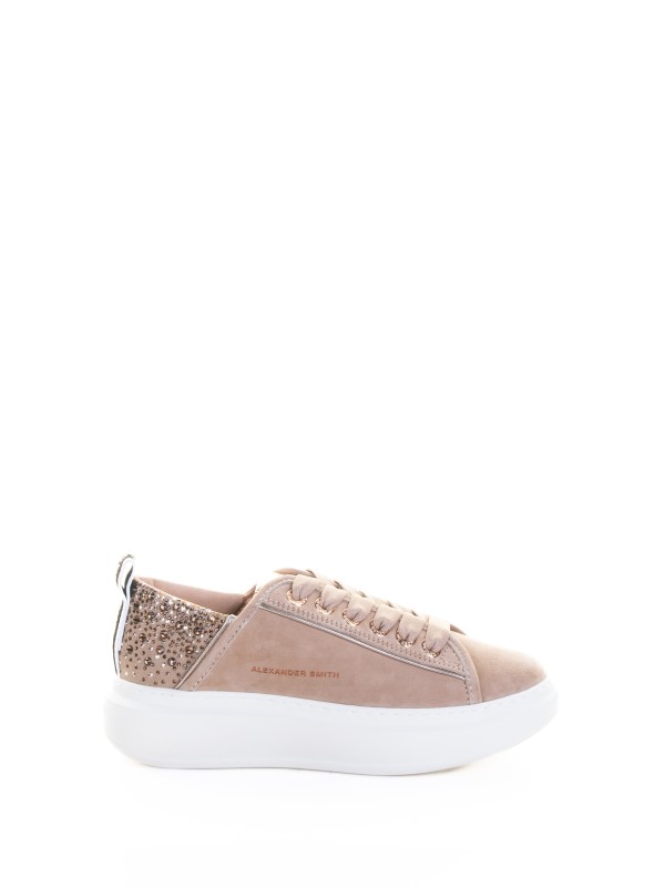 Sneaker Wembley camel con strass Sneaker Wembley camel con strass