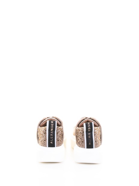 Sneaker Wembley camel con strass