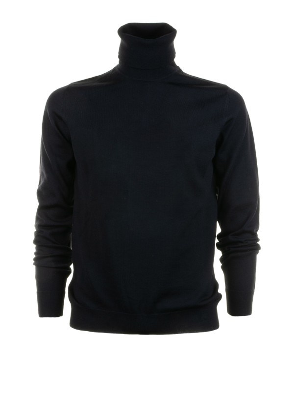 Dolcevita nero in lana merinos