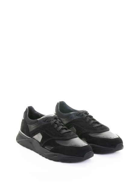 Men's Black Suede Sneaker