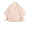 Cappa double staccabile trapuntata con zip