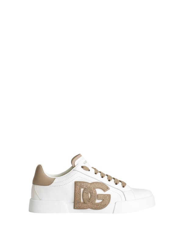 Portofino light strobel sneaker in calfskin