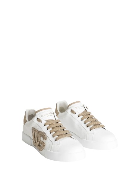 Portofino light strobel sneaker in calfskin 2