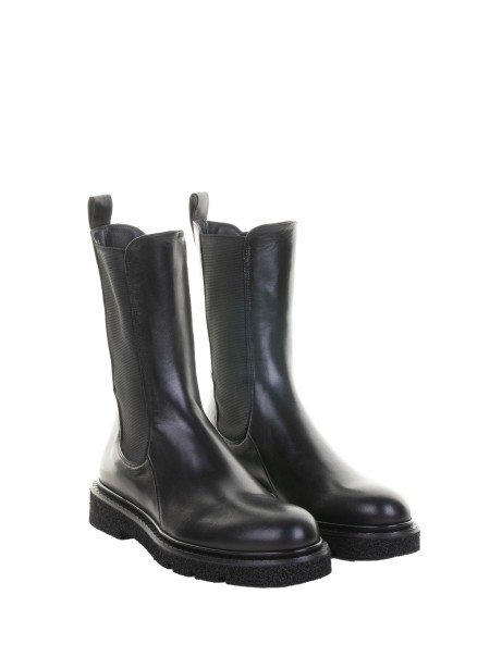 Beatles nero in pelle donna 2