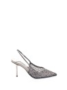 Slingback Gilda gioiello rete e Cristalli