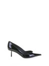 Décolleté Vivienne nero in pelle lucida