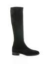 Stivale nero in suede
