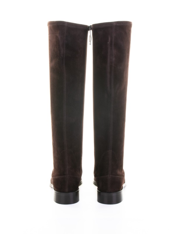 Dark Brown Suede Boot