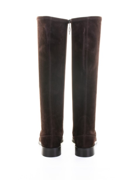 Dark Brown Suede Boot