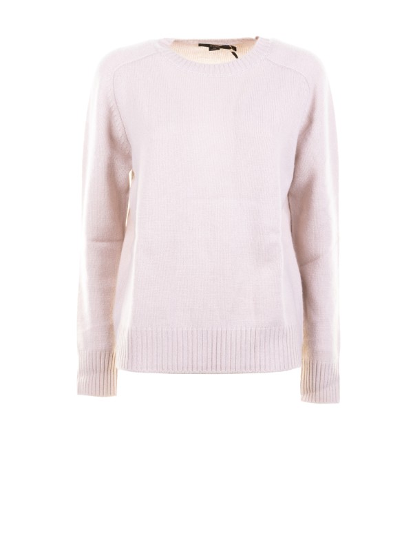 Maglia girocollo donna fango