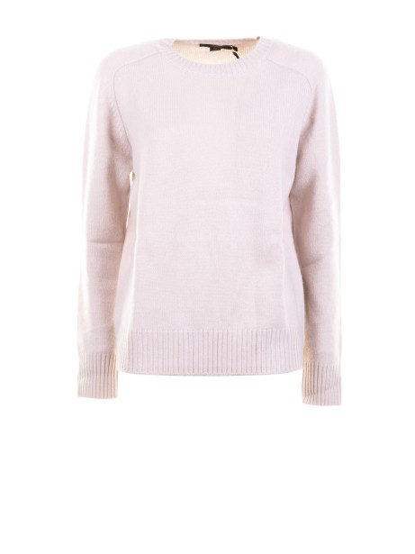 Maglia girocollo donna fango