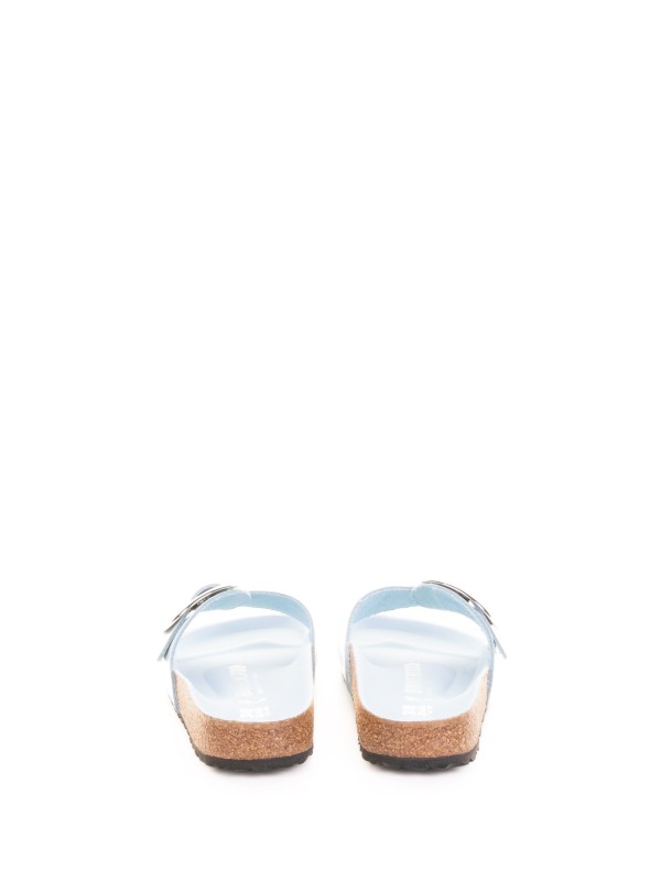 Madrid Big Buckle light blue slipper