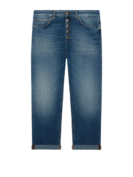 Jeans donna in denim mid blu