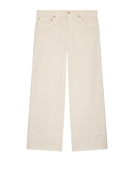 Jeans donna avorio
