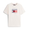 T-Shirt avorio con stampa