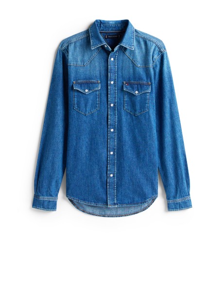 Camicia in jeans color indago