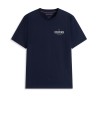 T-Shirt blu scuro con stampa