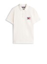 Ivory polo with logo