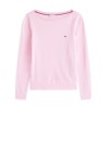 Maglia rosa a maniche lunghe