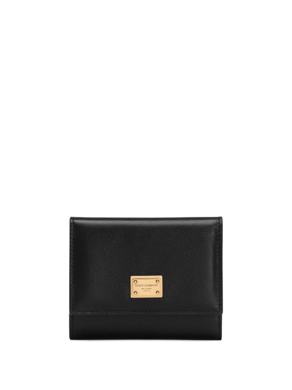 Black calfskin wallet