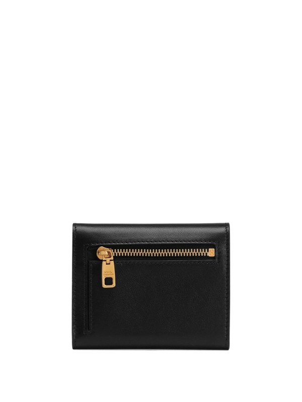 Black calfskin wallet