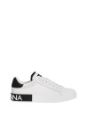 Sneaker in pelle di vitello Bianco e nero