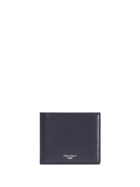 Blue calfskin wallet