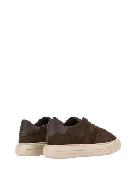 Brown suede sneakers