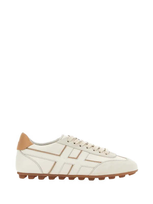 Sneakers in pelle scamosciata beige Sneakers in pelle scamosciata beige