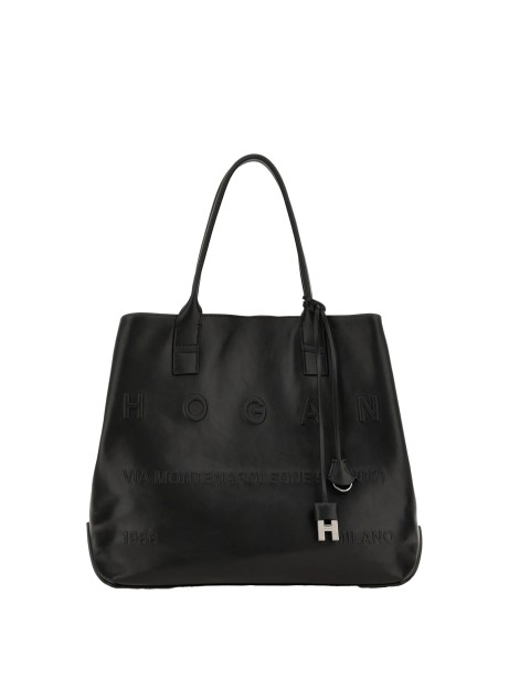 Borsa in pelle nero Borsa in pelle nero