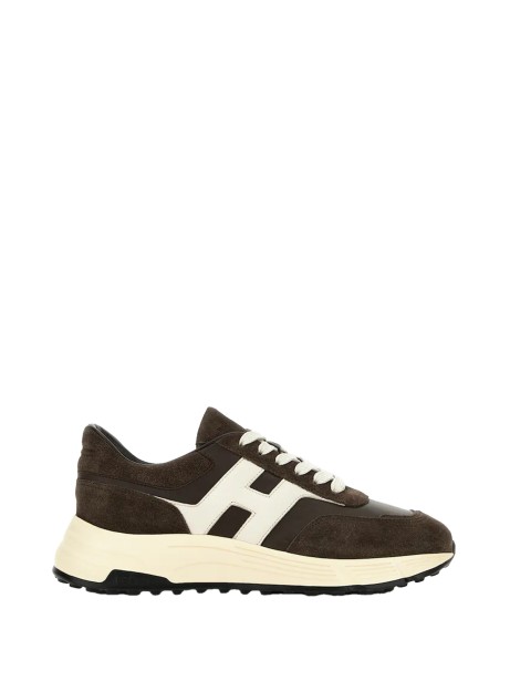 Sneakers in pelle scamosciata