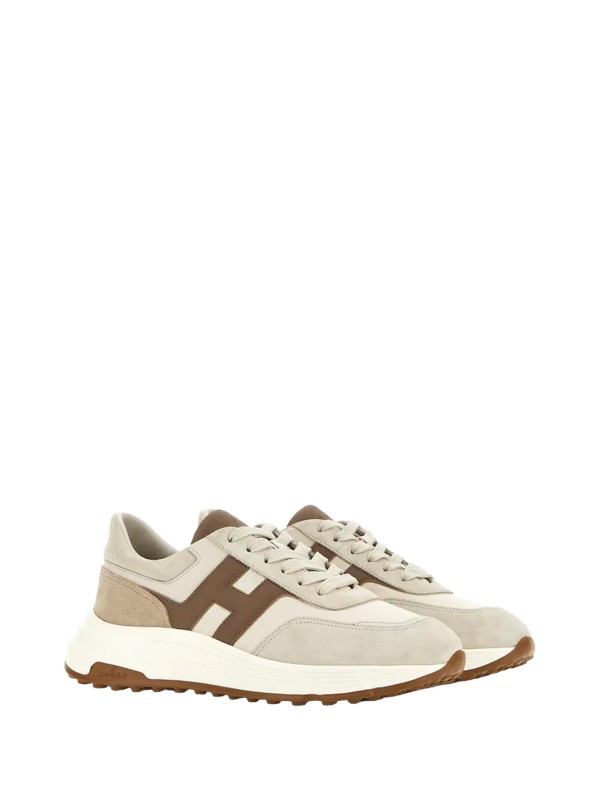 Sneakers in pelle scamosciata