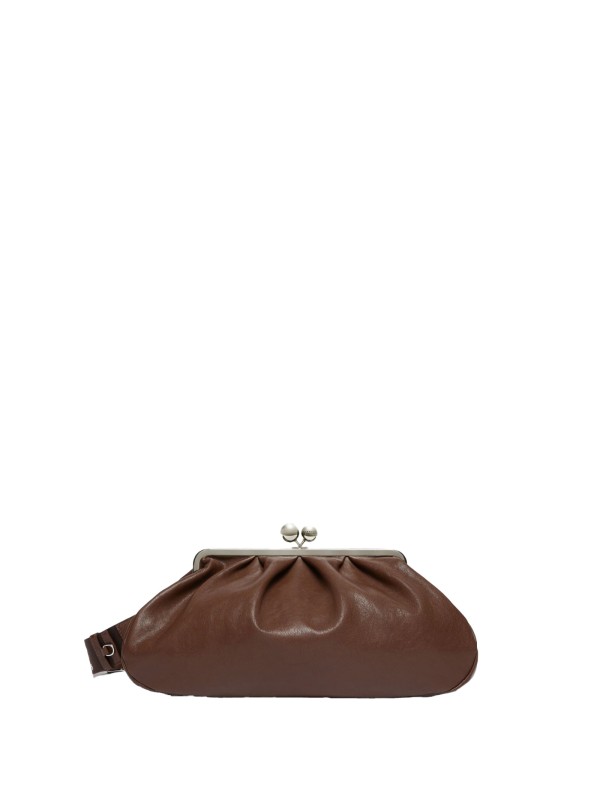 Borsa in pelle marrone Borsa in pelle marrone