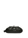 Borsa in pelle lucida nera