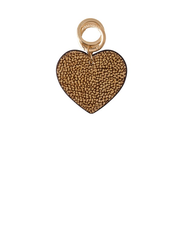 Portachiavi cuore in pelle