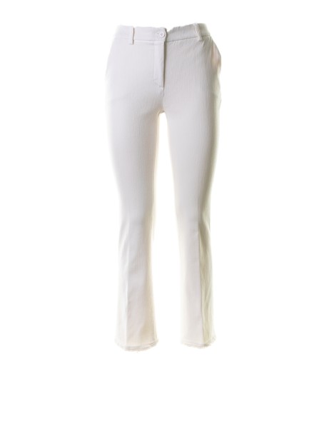 Pantalone donna bianco slim fit Pantalone donna bianco slim fit