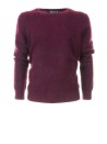Maglia girocollo uomo bordeaux
