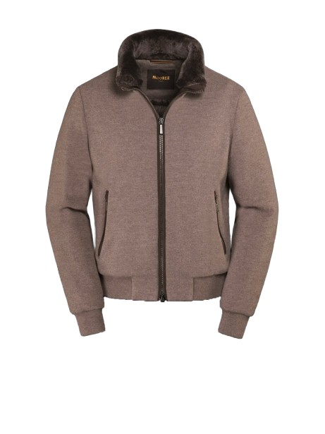 imbottito in piuma d'oca trapuntato a boudin