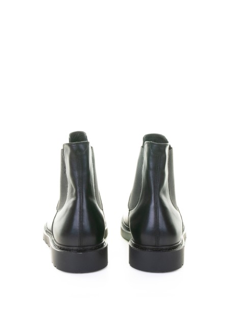 Beatles black men's leather