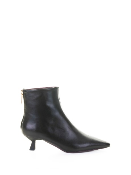 Black Nappa Ankle Boot