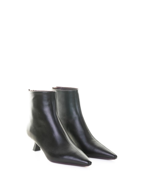 Black Nappa Ankle Boot 2