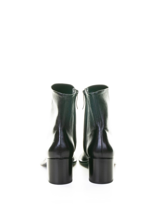 Black Nappa Ankle Boot