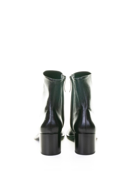 Stivaletto nero in nappa