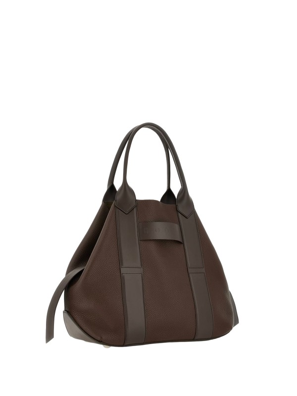 Borsa Shopping Script media in pelle
