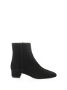 Stivaletto nero in camoscio
