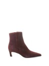 Stivaletto prugna in suede