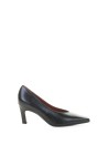 Black Nappa Leather Pumps