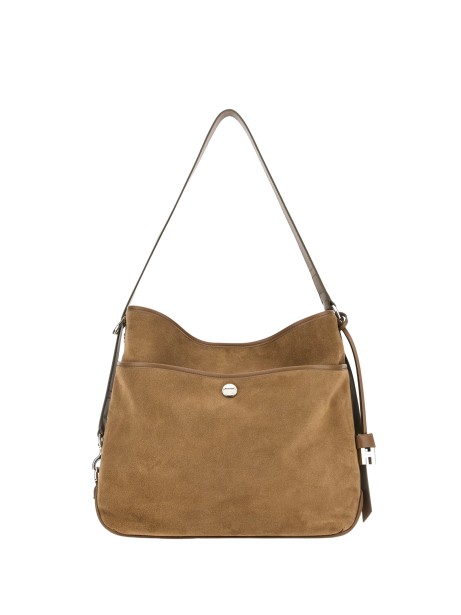 Borsa Hobo Hocket Media in pelle scamosciata