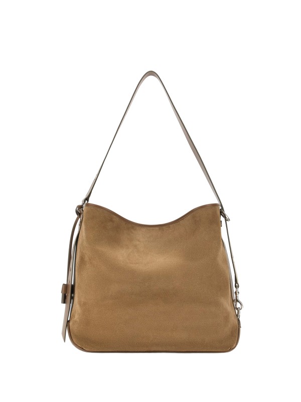 Borsa Hobo Hocket Media in pelle scamosciata